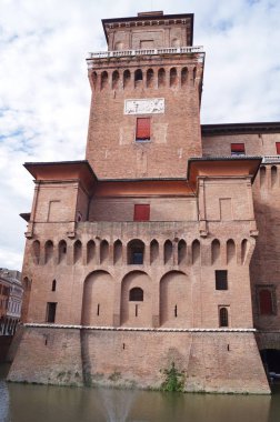 Ayrıntı Este kale, Ferrara