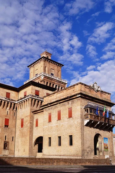 Detail van Este kasteel, Ferrara — Stockfoto