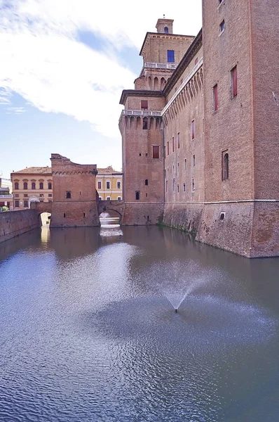 Este castillo, Ferrara — Foto de Stock