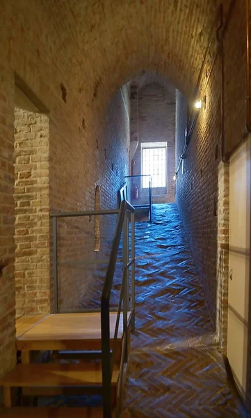 Υπόγειο του το κάστρο Estense σε Φεράρα — Φωτογραφία Αρχείου
