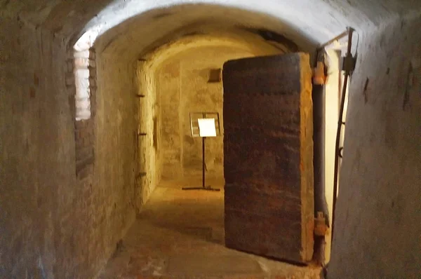 Underground of the Estense Castle in Ferrara — Stock Photo, Image