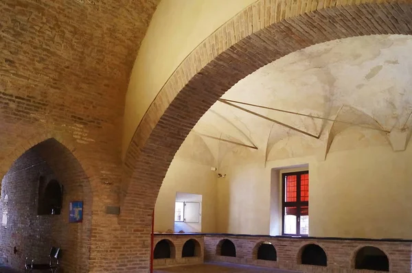 Stará kuchyň v zámku Este v Ferrara — Stock fotografie