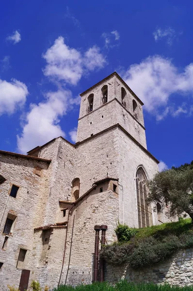 Bell tower of the Cathedral of Gubbio — Stock Photo, Image