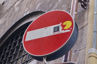 Floransa'da değişti yol işareti