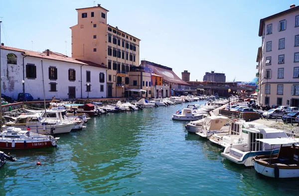 Little Venice w Livorno — Zdjęcie stockowe