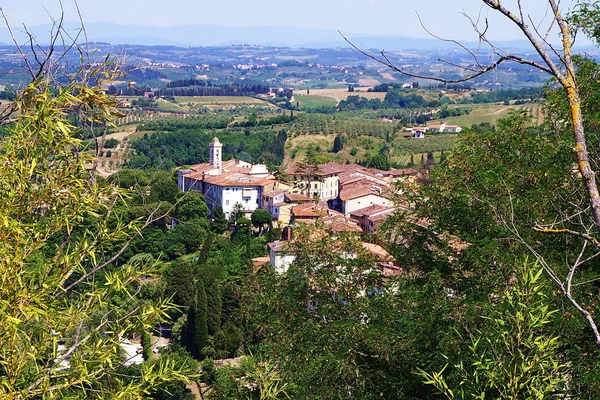 Aerial view of San Miniato — Stock Photo, Image