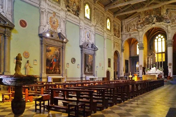 Interiér kostela San Domenico, San Miniato — Stock fotografie