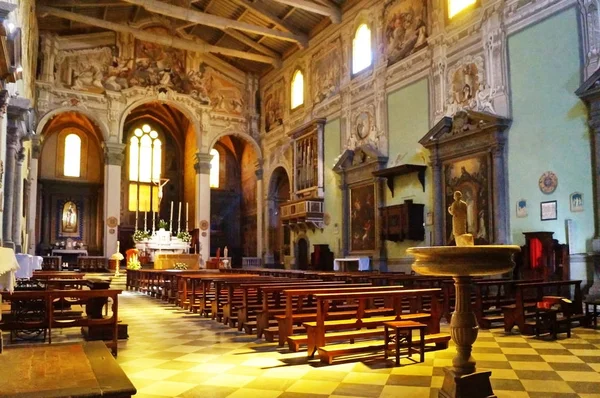 Interno della chiesa di San Domenico, San Miniato — Foto Stock
