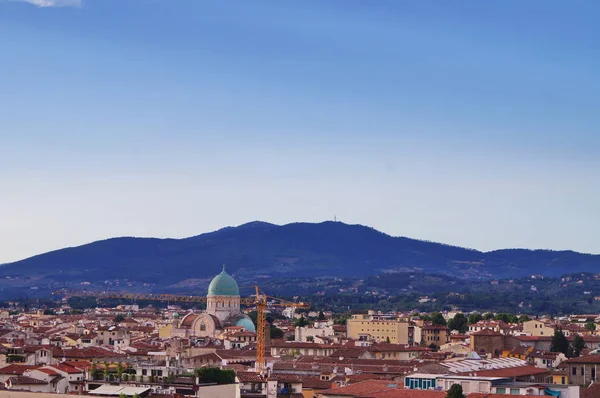Pohled na Florencii od věže Zecca — Stock fotografie