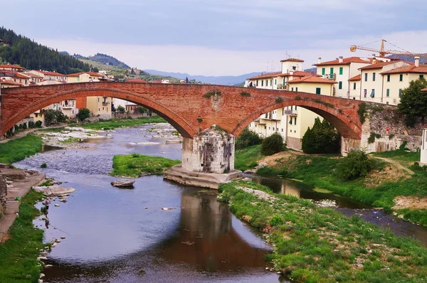 Pont Médicéen Sur Rivière Sieve Pontassieve Toscane Italie — Photo