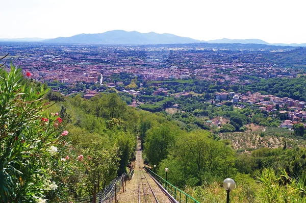 Montecatini Terme Toskana Talya Nın Havadan Görünümü — Stok fotoğraf