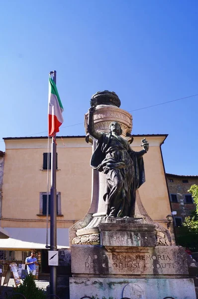 Montecatini Italia Agosto 2017 Plaza Giusti — Foto de Stock