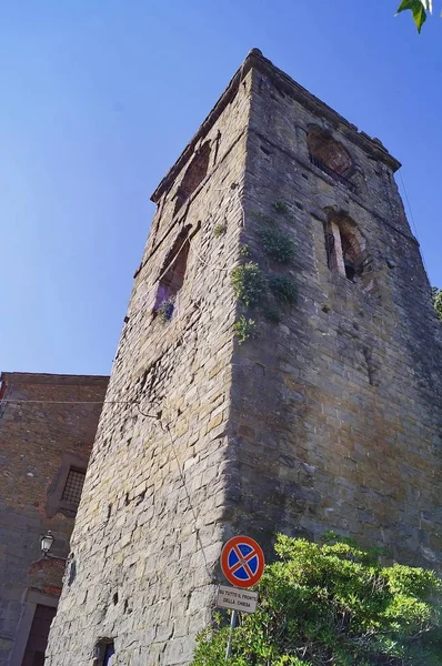 Πύργος Στο Montecatini Alto Τοσκάνη Ιταλία — Φωτογραφία Αρχείου