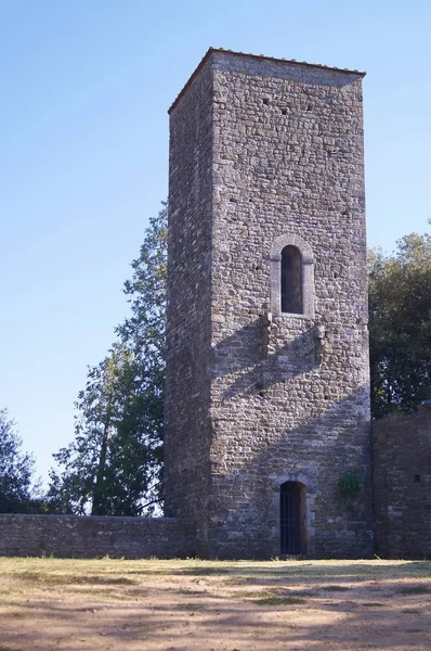 Festung Und Turm Von Montecatini Toskana Italien — Stockfoto