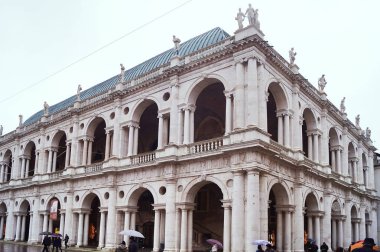 Vicenza, İtalya, 2017 28 Aralık Bazilikası'na Palladiana