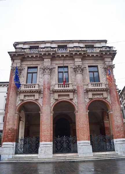 Παλάτι Capitanio Πλατεία Signori Vicenza Ιταλία — Φωτογραφία Αρχείου