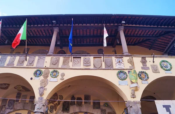 Преторийский Дворец Сан Фаланни Вальдарно Тоскана Италия — стоковое фото