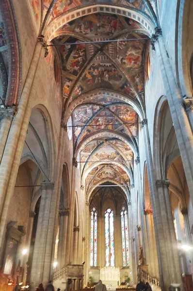 Interior Catedral Arezzo Toscana Itália — Fotografia de Stock