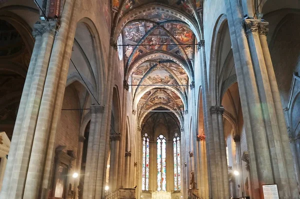 Innenraum Der Kathedrale Von Arezzo Toskana Italien — Stockfoto