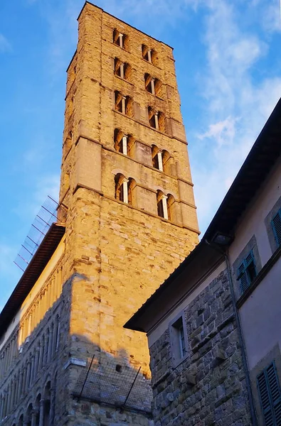 Santa Maria Della Pieve Arezzo Tuscany Włochy — Zdjęcie stockowe