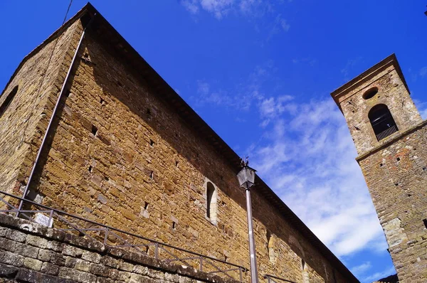 Церковь Аббатства Сан Феделе Поппи Тоскана Италия — стоковое фото