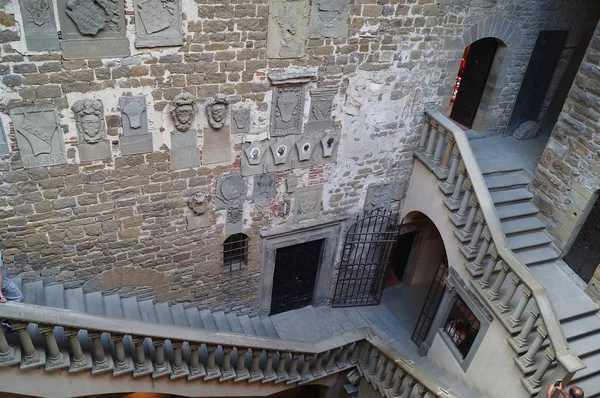 Interior Castelo Conti Guidi Poppi Toscana Itália — Fotografia de Stock