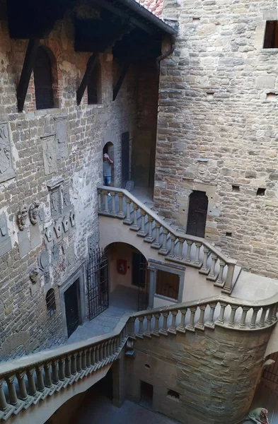 Intérieur Château Conti Guidi Poppi Toscane Italie — Photo