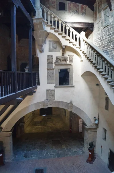 Intérieur Château Conti Guidi Poppi Toscane Italie — Photo