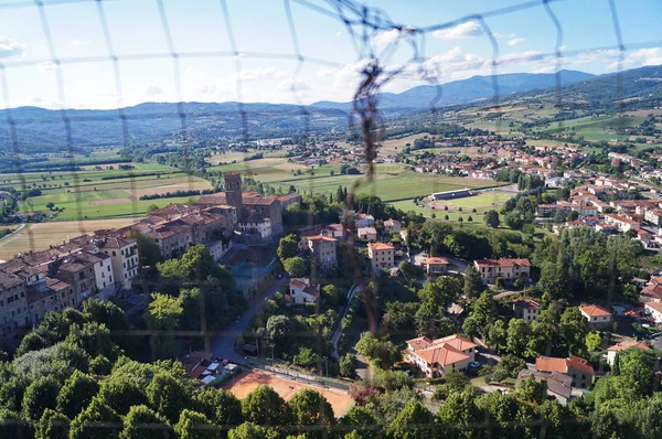 View Poppi Tower Counts Guidi Poppi Tuscany Italy — Stock Photo, Image