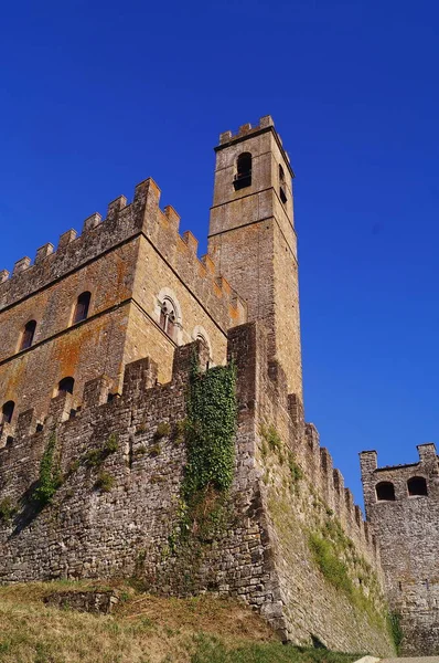 Conti Guidi Castle Poppi Toscana Itália — Fotografia de Stock