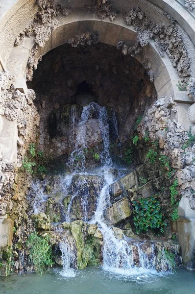 Brunnen Der Poggi Rampen Florenz Italien — Stockfoto