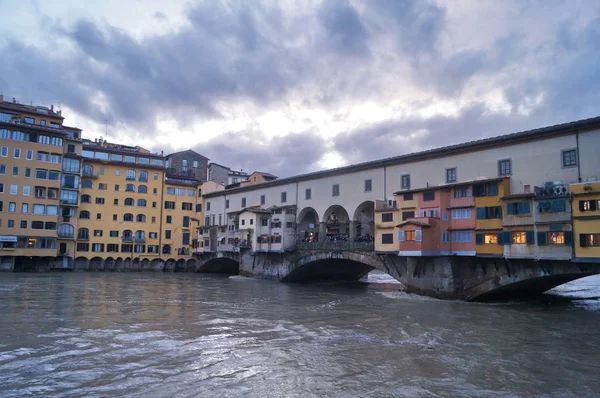 Talya Floransa Daki Arno Nehri — Stok fotoğraf