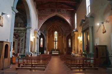 Pescia, Tiscany, İtalya 'daki Saint Francis Kilisesi' nin içinde.