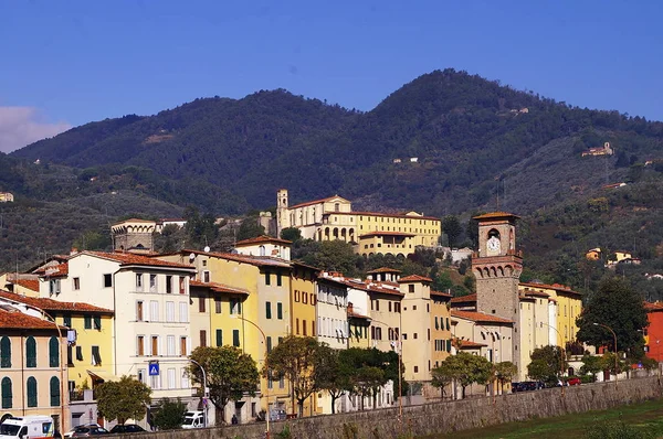 Vista Pescia Toscana Itália — Fotografia de Stock