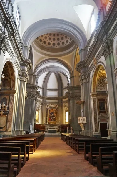 Innenraum Der Kathedrale Von Pescia Toskana Italien — Stockfoto