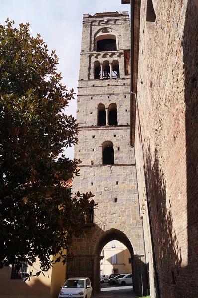 Kloktoren Van Kathedraal Van Pescia Toscane Italië — Stockfoto