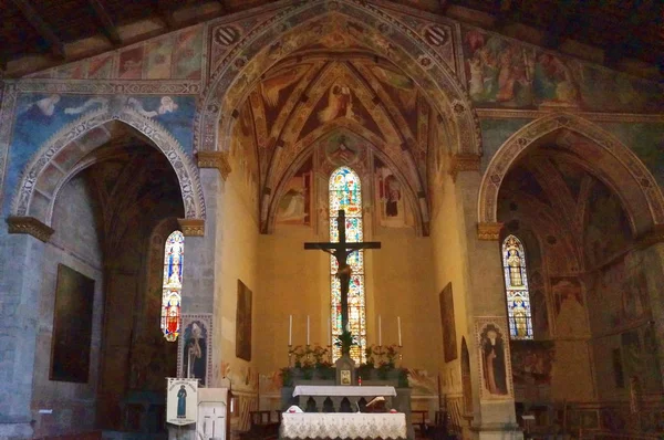 Interior Saint Francis Church Pescia Tiscany Italy — Stock Photo, Image