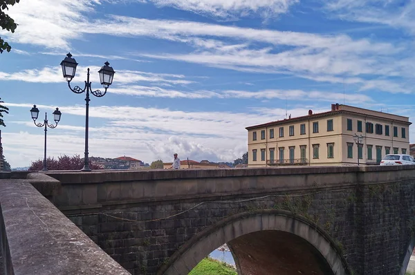 Jembatan Duomo Pescia Tuscany Italia — Stok Foto