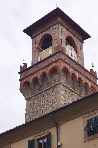 Clock Tower Pescia Tuscany Italy — Stock Photo, Image