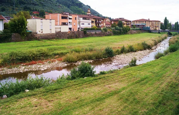 Der Pescia Fluss Der Stadt Pescia Toskana Italien — Stockfoto