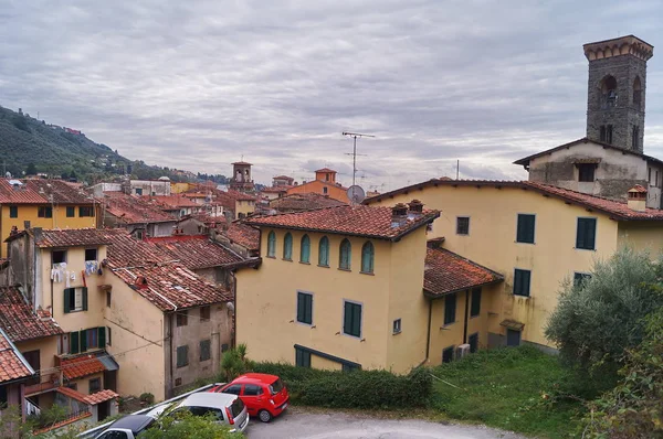 Panorama Pescia Toscana Itália — Fotografia de Stock