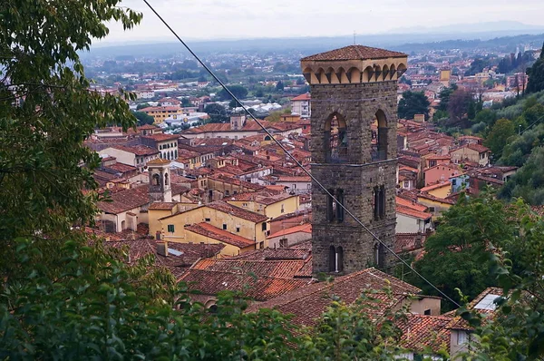 Panorama Pescia Toskánsko Itálie — Stock fotografie