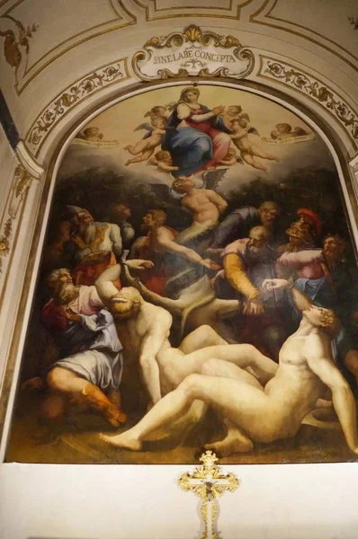 Immacolata Concezione Giorgio Vasari All Interno Della Chiesa Dei Santi — Foto Stock