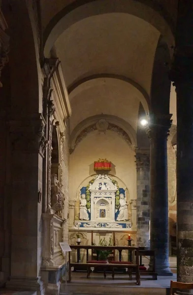 Interior Igreja Dos Santos Apóstolos Biagio Florença Itália — Fotografia de Stock