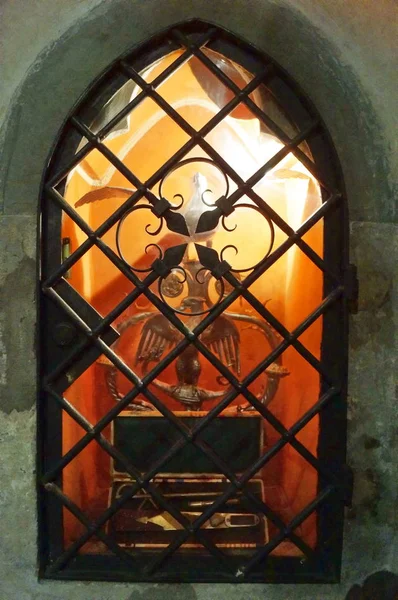Reliquary Insidee Kyrkan Heliga Apostlarna Och Biagio Florens Italien — Stockfoto