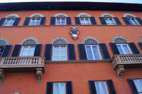 Antico Palazzo Sulle Rive Del Fiume Arno Firenze — Foto Stock