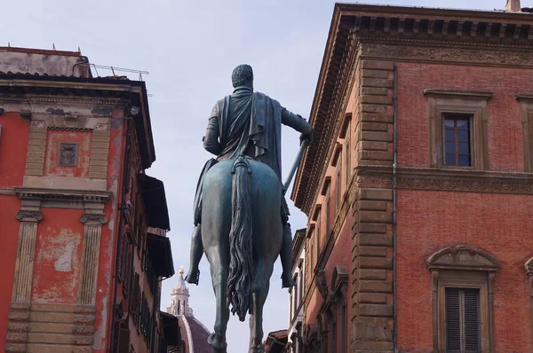 Reiterstandbild Ferdinando Auf Dem Platz Santissima Annunziata Florenz Italien — Stockfoto