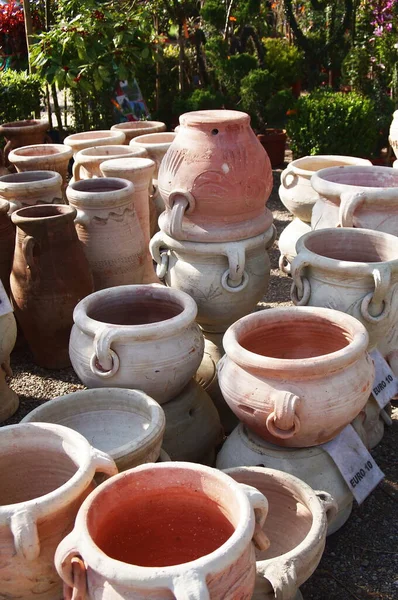 Typical Vases Florentine Terracotta — Stock Photo, Image