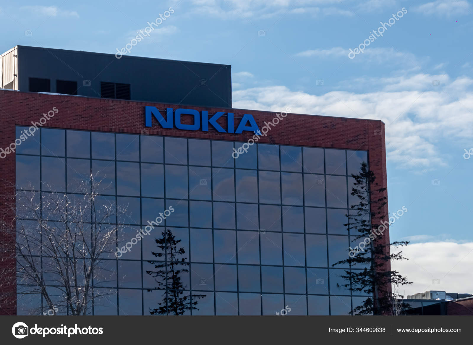 Офисы Nokia В Оттаве, Онтарио, Канада – Стоковое Редакционное Фото.