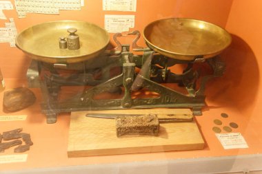 St. Petersburg, Rusya, Eylül, 16, 2016: Leningrad Savunma Müzesi (abluka) iç ve sergi.